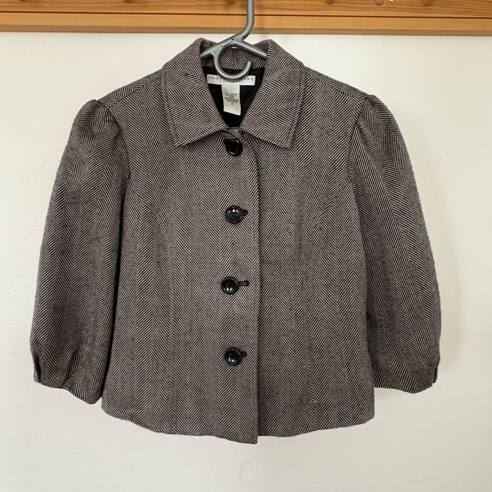 Geoffrey Beene cropped jacket 💎